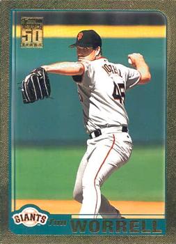 2001 Topps Traded & Rookies - Gold #T61 Tim Worrell Front