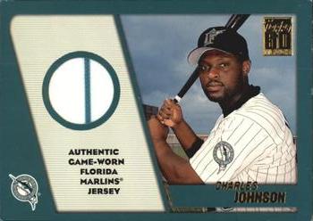 2001 Topps Traded & Rookies - Relics #TTR-CJ Charles Johnson Front