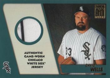 2001 Topps Traded & Rookies - Relics #TTR-DW David Wells Front