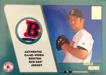 2001 Topps Traded & Rookies - Relics #TTR-HR Hideo Nomo Front