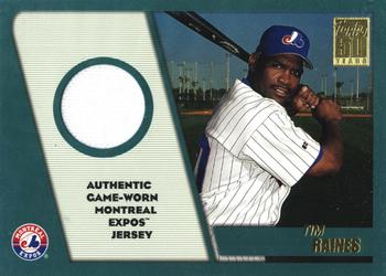 2001 Topps Traded & Rookies - Relics #TTR-TR Tim Raines Front