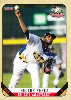 2016 Choice Tri-City ValleyCats #10 Hector Perez Front