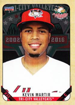 2016 Choice Tri-City ValleyCats #17 Kevin Martir Front