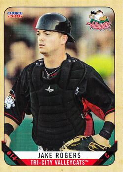 2016 Choice Tri-City ValleyCats #19 Jake Rogers Front