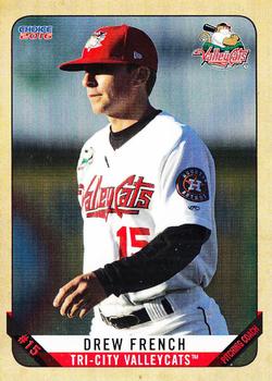 2016 Choice Tri-City ValleyCats #33 Drew French Front