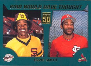 2001 Topps Traded & Rookies - Who Would Have Thought #WWHT2 Ozzie Smith Front