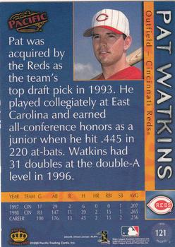 1999 Pacific #121 Pat Watkins Back