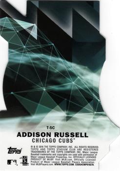 2016 Stadium Club - Triumvirates Illuminator #T-5C Addison Russell Back