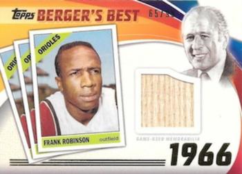 2016 Topps - Berger's Best Relics (Series 2) #BB2R-1966 Frank Robinson Front