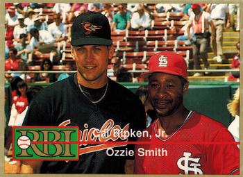 1992 RBI Magazine #NNO Cal Ripken, Jr. / Ozzie Smith Front