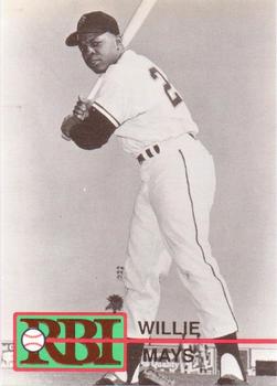 1992 RBI Magazine #24 Willie Mays Front