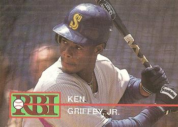 1992 RBI Magazine #44 Ken Griffey, Jr. Front