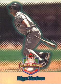 2001 Ultra - Decade of Dominance #13DD Edgar Martinez  Front