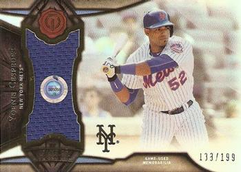 2016 Topps Tribute - Stamp of Approval Relics #SOA-YC Yoenis Cespedes Front