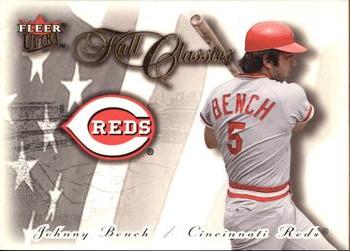 2001 Ultra - Fall Classics #10FC Johnny Bench Front