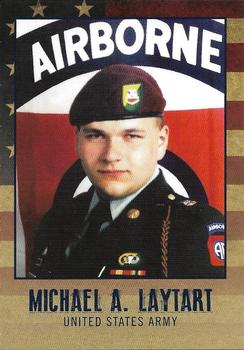 2016 Choice Columbus Clippers Military Appreciation #14 Michael A. Laytart Front