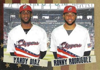 2016 Choice Columbus Clippers Military Appreciation #32 Ronny Rodriguez / Yandy Diaz Front