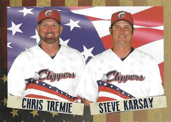 2016 Choice Columbus Clippers Military Appreciation #39 Chris Tremie / Steve Karsay Front