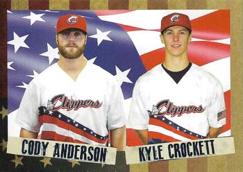 2016 Choice Columbus Clippers Military Appreciation #40 Cody Anderson / Kyle Crockett Front