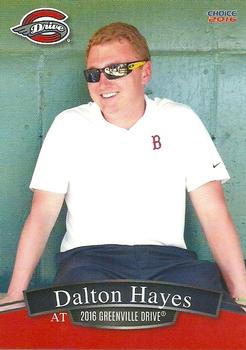 2016 Choice Greenville Drive #07 Dalton Hayes Front