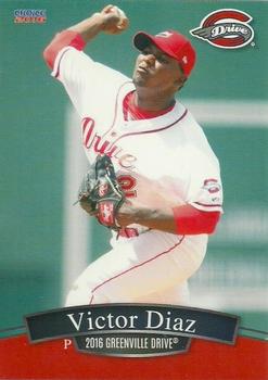 2016 Choice Greenville Drive #19 Victor Diaz Front