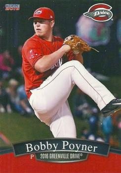 2016 Choice Greenville Drive #30 Bobby Poyner Front