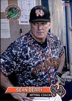 2016 Choice Norfolk Tides #31 Sean Berry Front