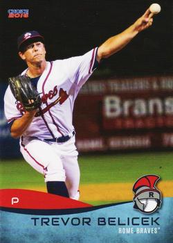 2016 Choice Rome Braves #03 Trevor Belicek Front