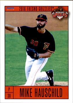 2016 Choice Fresno Grizzlies #08 Mike Hauschild Front