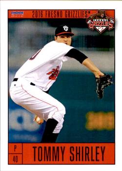 2016 Choice Fresno Grizzlies #21 Tommy Shirley Front