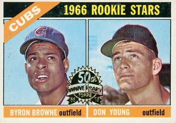 2015 Topps Heritage - 50th Anniversary Buybacks #139 Cubs Rookies - Byron Browne / Don Young Front