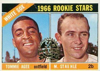 2015 Topps Heritage - 50th Anniversary Buybacks #164 White Sox Rookies - Tommie Agee / Marv Staehle Front