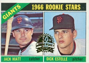 2015 Topps Heritage - 50th Anniversary Buybacks #373 Giants 1966 Rookie Stars (Jack Hiatt / Dick Estelle) Front