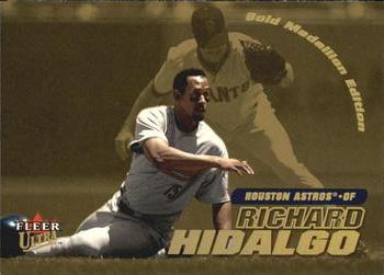2001 Ultra - Gold Medallion #17G Richard Hidalgo  Front