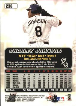 2001 Ultra - Gold Medallion #23G Charles Johnson  Back