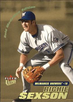 2001 Ultra #26G Richie Sexson  Front