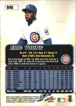 2001 Ultra - Gold Medallion #94G Eric Young  Back