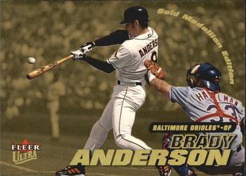 2001 Ultra - Gold Medallion #104G Brady Anderson  Front