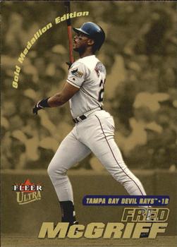 2001 Ultra - Gold Medallion #110G Fred McGriff  Front