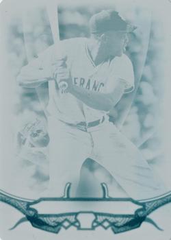 2016 Topps Tribute - Printing Plate Cyan #8 Willie Mays Front