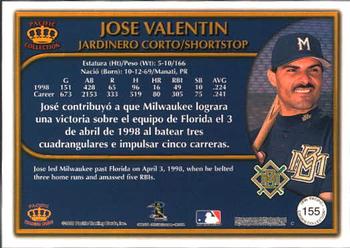 1999 Pacific Crown Collection #155 Jose Valentin Back