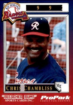 1992 Bleacher Bums Richmond Braves #5 Chris Chambliss Front
