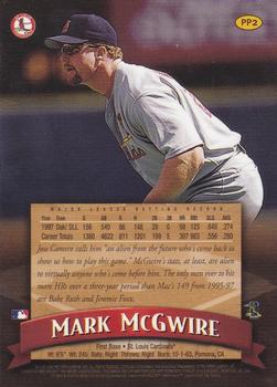 1998 Finest - Pre-Production #PP2 Mark McGwire Back