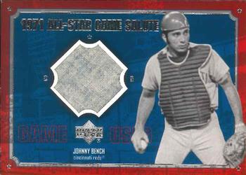 2001 Upper Deck - 1971 All-Star Game Salute #AS-JB Johnny Bench Front