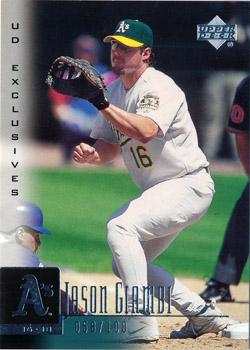 2001 Upper Deck - UD Exclusives #53 Jason Giambi  Front