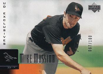 2001 Upper Deck - UD Exclusives #91 Mike Mussina  Front