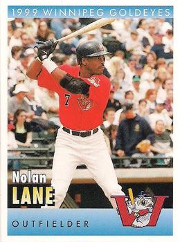 1999 Winnipeg Goldeyes #NNO Nolan Lane Front