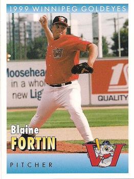 1999 Winnipeg Goldeyes #NNO Blaine Fortin Front