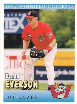 1999 Winnipeg Goldeyes #NNO Darin Everson Front