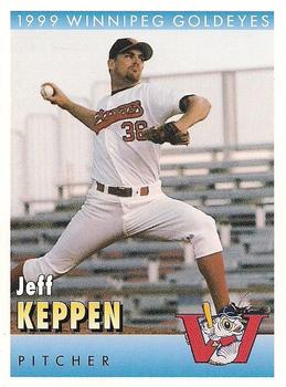 1999 Winnipeg Goldeyes #NNO Jeff Keppen Front